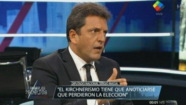 Massa y un gesto hacia el Gobierno
