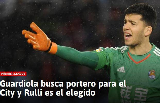 Rulli, también en la mira de Pep