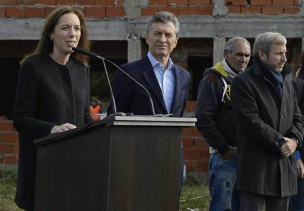 Macri con Vidal por viviendas en el Conurbano