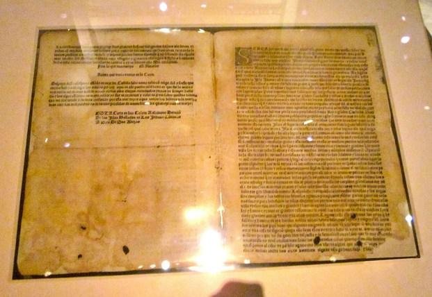 Italia recupera una carta de Colón que había sido robada y subastada en EEUU