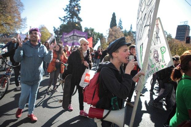 Salieron a la calle para repudiar el polémico fallo contra una travesti