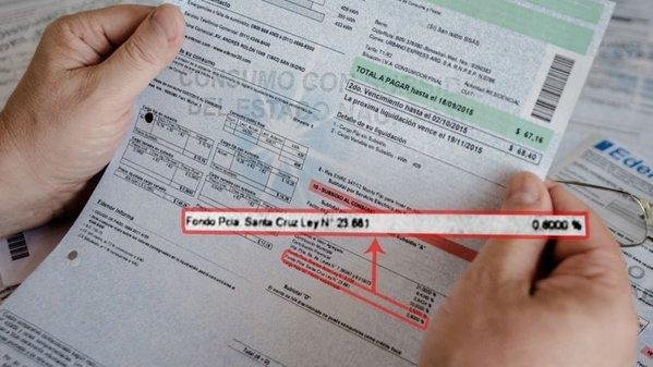 Eliminan de boletas de luz recargo del 0,6% destinado a Santa Cruz