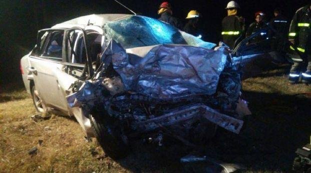 Cinco personas murieron por un choque en la ruta 7