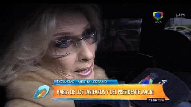 Preocupada por los aumentos, Mirtha prometió comunicarse con Macri