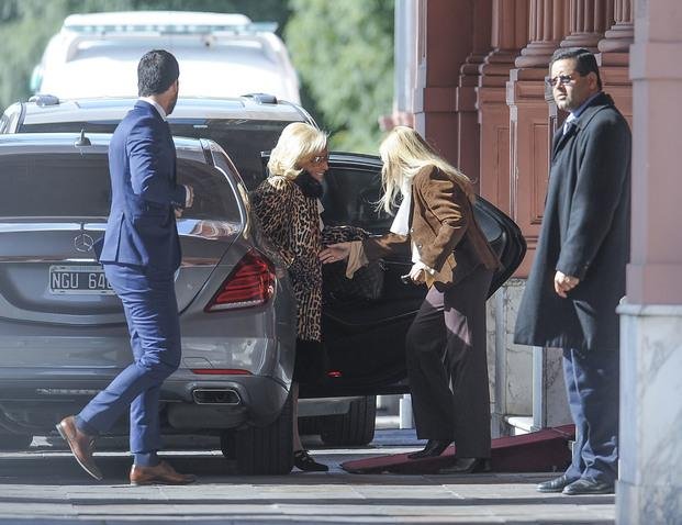 Macri almorzó con Mirtha Legrand en la Casa Rosada
