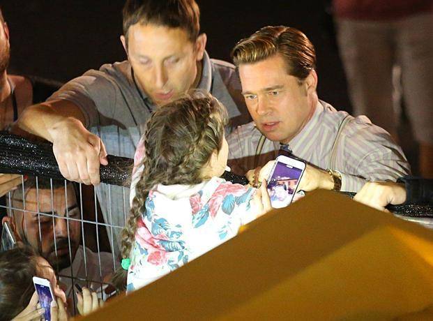 Brad Pitt salvó a una niña de morir aplastada en España