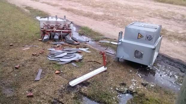 Rompieron un transformador y están sin luz desde ayer