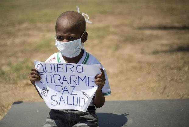 Venezuela llora a un nene, que murió por la escasez