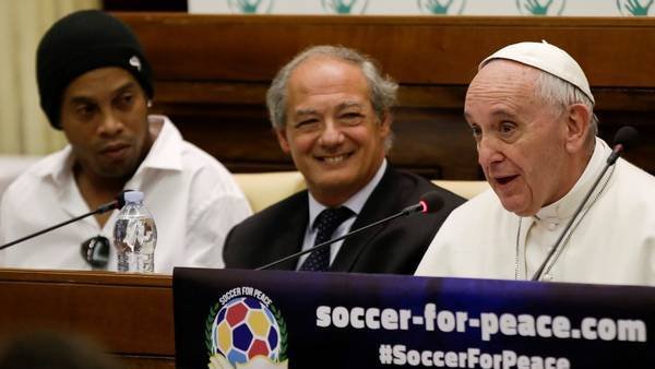 Francisco lanzará mañana el Partido por la Paz que se jugará en la Ciudad