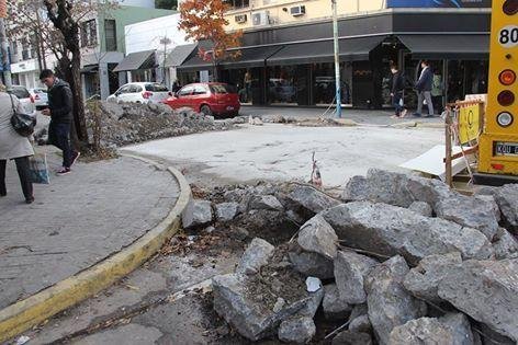 Se están llevando tareas de bacheo en el distrito