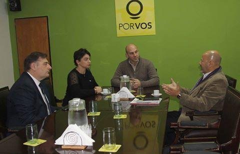 Molina recibió hoy al asesor del alcalde de Medellín