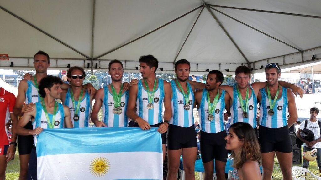 Argentina campeón en remo con el aporte ensenadense