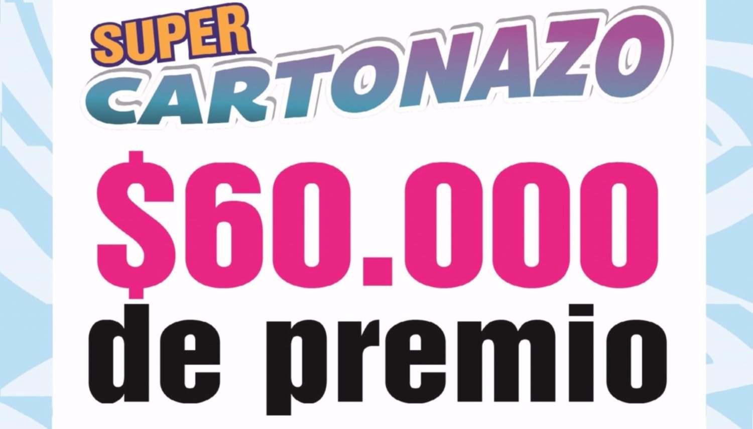 ¡Controlá tu Cartonazo, mañana se define el ganador del pozo de $60.000! 