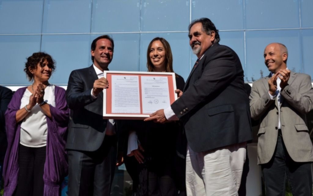 Ariel Sujarchuk y María Eugenia Vidal inauguraron la UDP Horacio Dupuy en Garín      