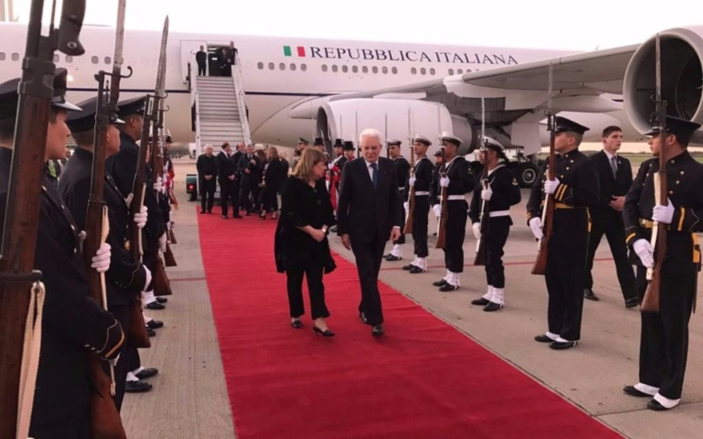 El presidente Italiano ya está en el país y el martes será recibido en el Congreso