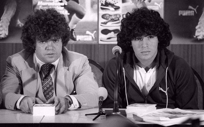 Cyterszpiler-Maradona, una amistad que había terminado por negocios