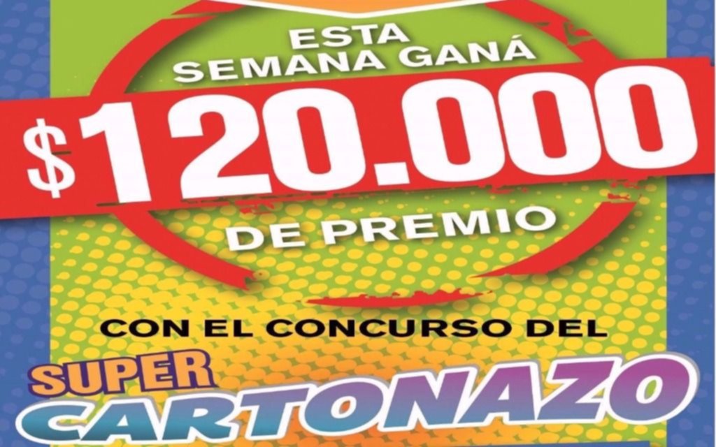 Cartonazo vacante y se acumula un pozo de $120.000