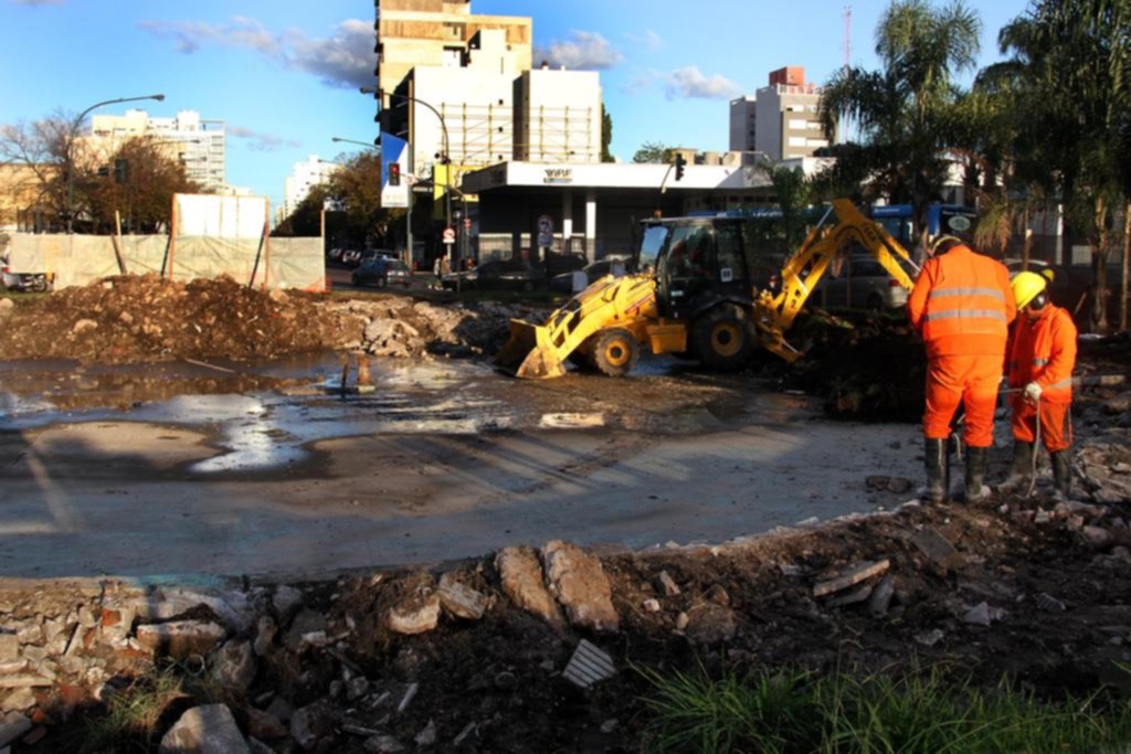 La fuente de 7 y 32 ya está en obra: tendrá un diseño renovado