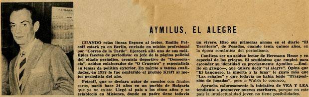 Algunos de los autores elegidos