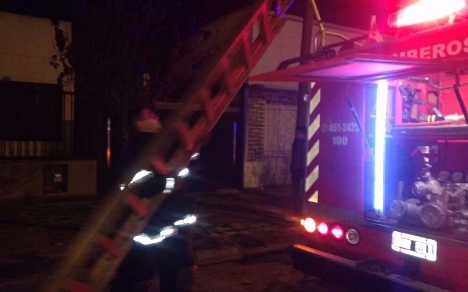 Incendio y susto en Berisso