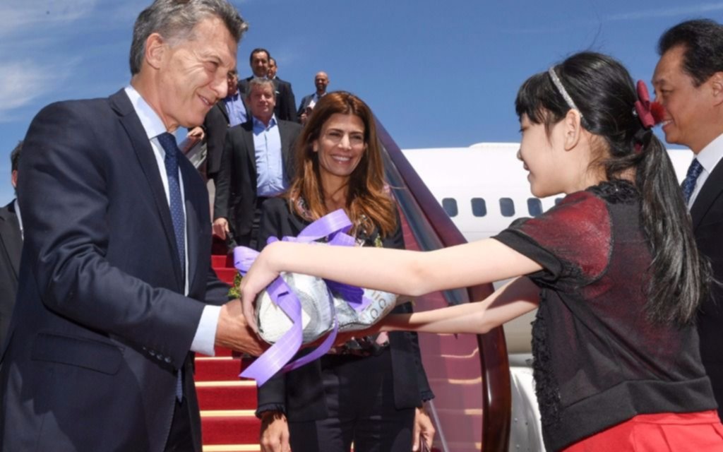 Macri y Awada fueron recibidos por Xi Jinping