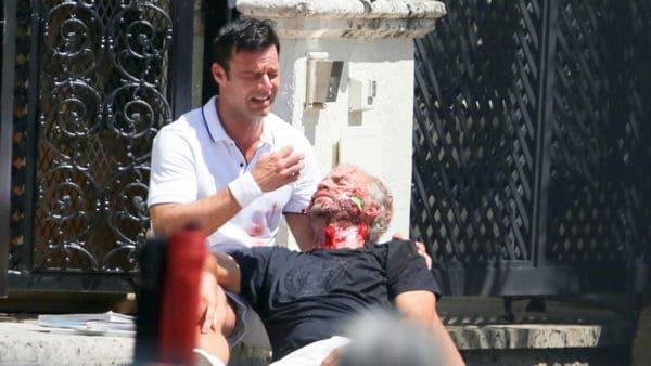 Se viralizan dramáticas imágenes de Ricky Martin en su regreso a la actuación