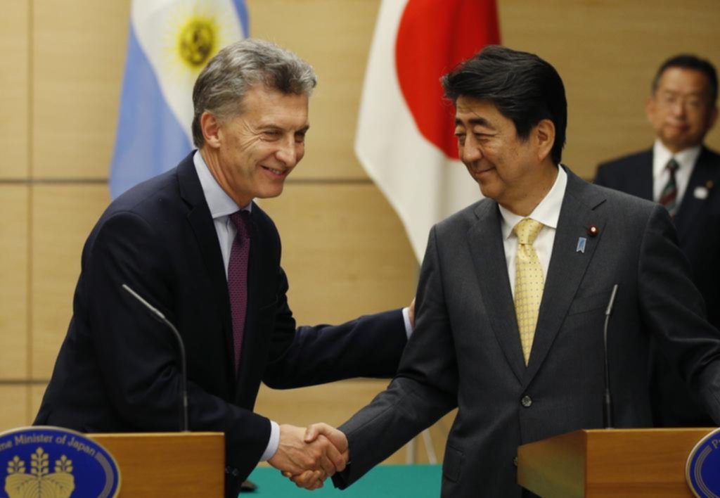 Fuerte espaldarazo a Macri del primer ministro de Japón