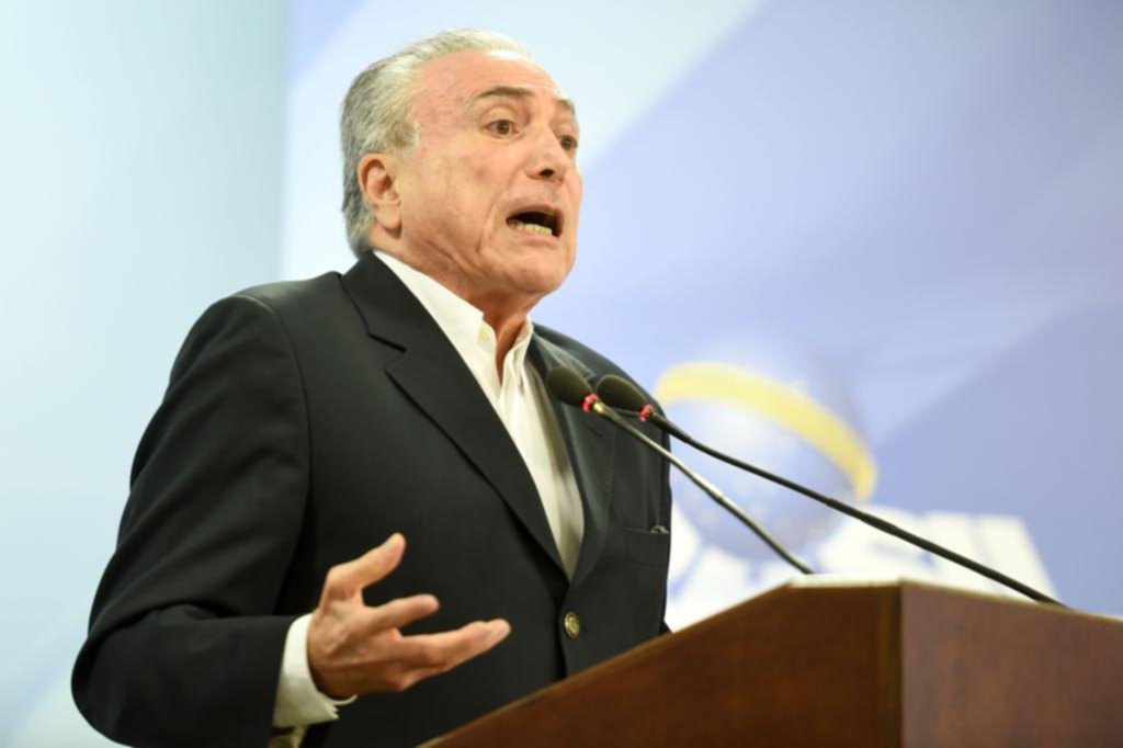 Temer: “No voy a renunciar porque soy inocente; si quieren, que me echen”
