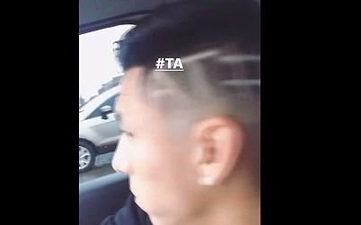 Sarmiento volvió a dar la nota con un llamativo look