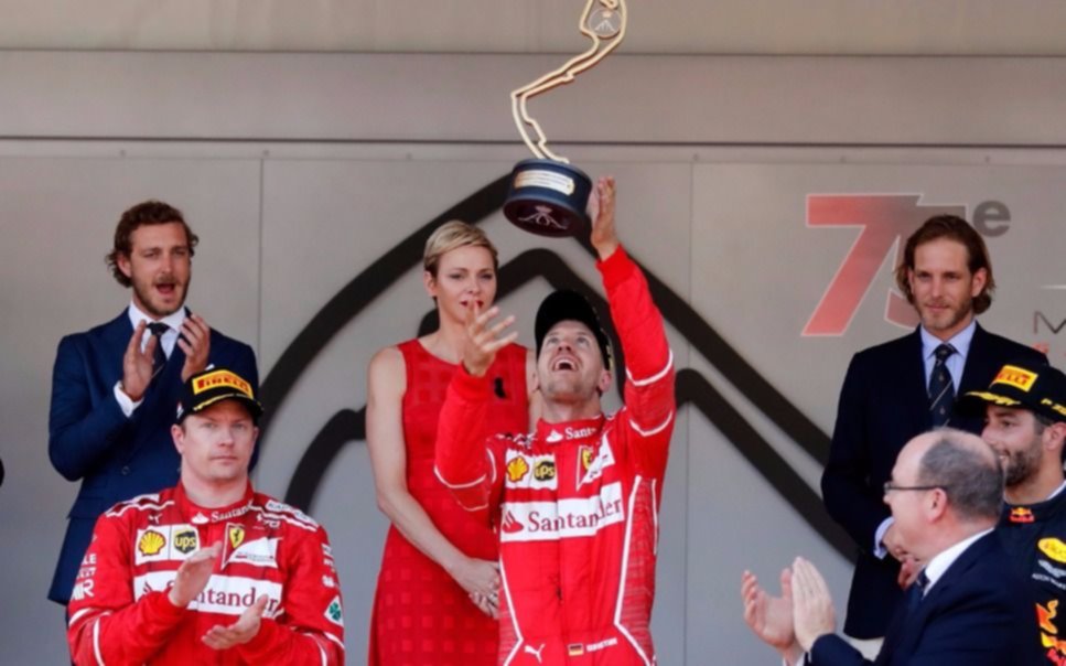 Vettel ganó en Mónaco y consolidó  su liderazgo en la Fórmula 1
