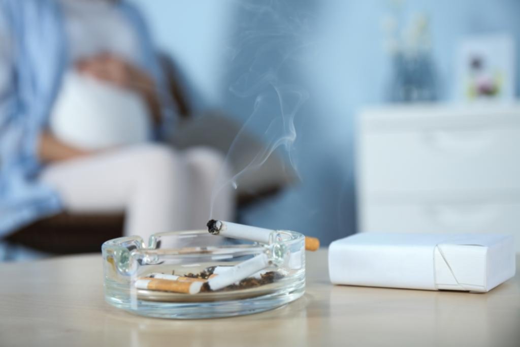 Cuando los chicos también están expuestos al humo