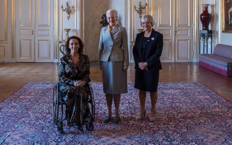 Michetti fue recibida en Dinamarca por la reina Margarita II