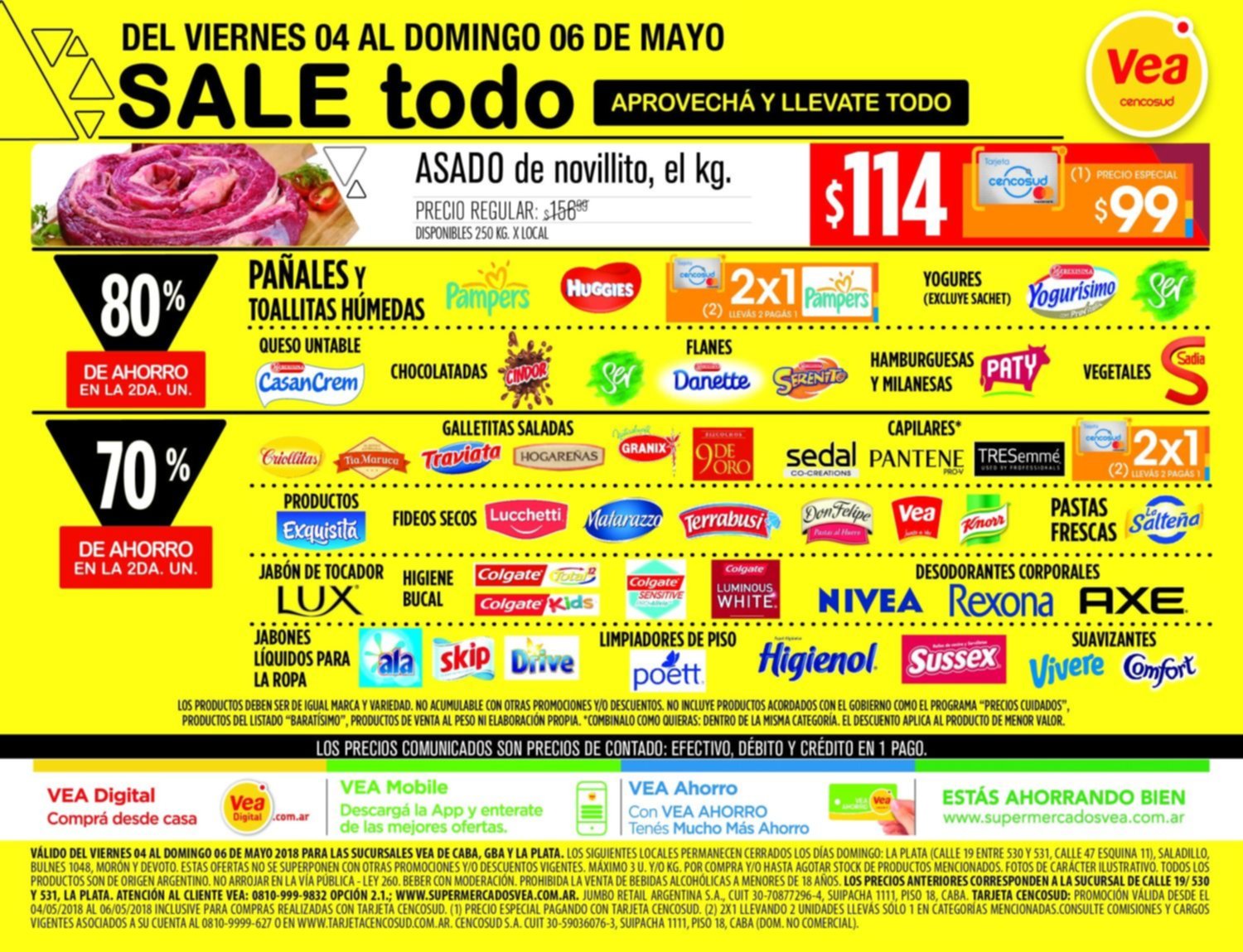 Sale todo en Vea