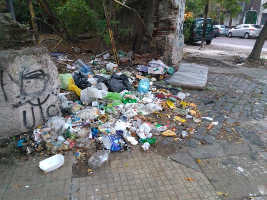 Otra vez quemaron basura en la cuadra de 4 y 45