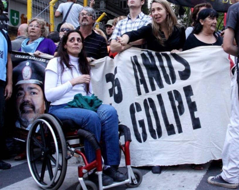 Lacorte realizó presentación judicial contra policía que la baleó