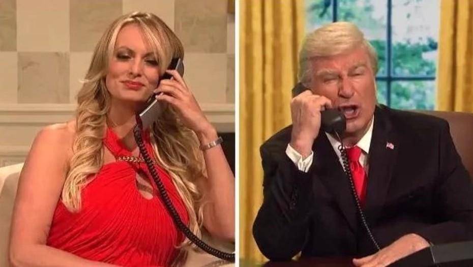 La pornostar Stormy Daniels se burló de Trump en un programa de televisión