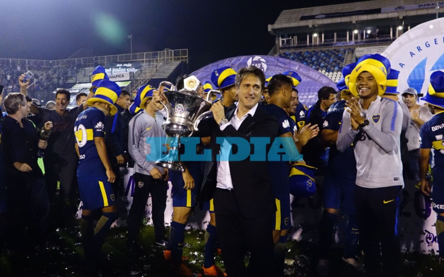 Los hinchas a puro festejo por el triunfo de Boca 
