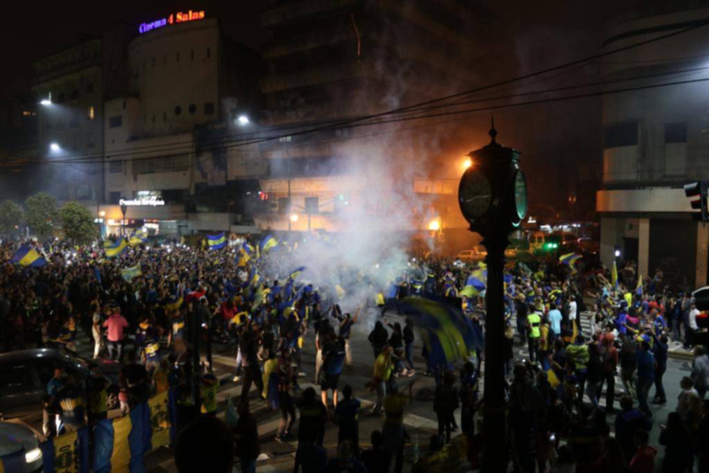 El festejo se trasladó al centro de la Ciudad