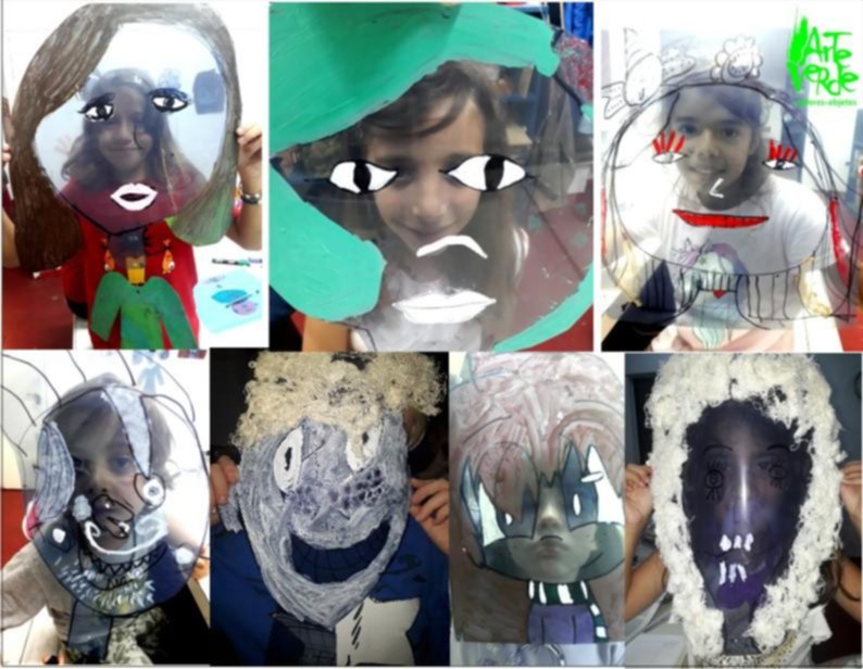 Los chicos coparon el taller de arte