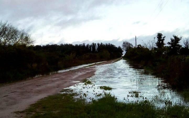 Bavio, otra zona afectada por la lluvia