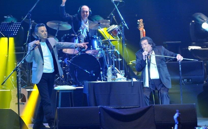 Palito Ortega y Cacho Castaña brindaron su primer show "Juntos" en el Luna Park