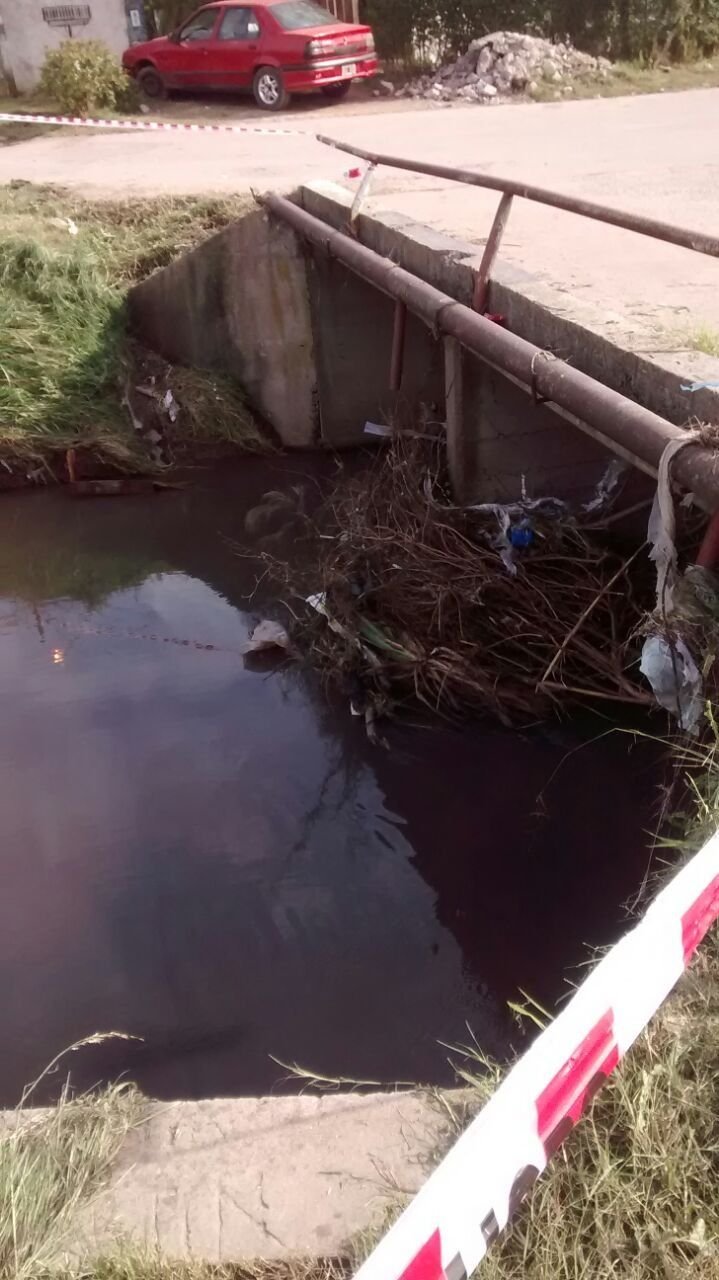 Denuncian que en el arroyo Maldonado hay basura y ramas