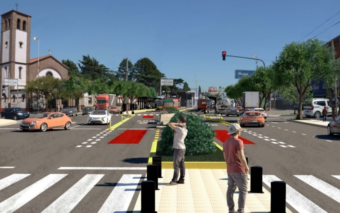 Así se verá el metrobus en la Avenida Calchaquí