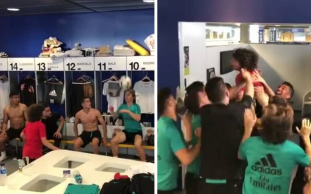 Video. El hijo del brasileño Marcelo, a los cabezazos: ya pinta para crack