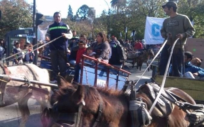 Protesta de Carreros en Quilmes