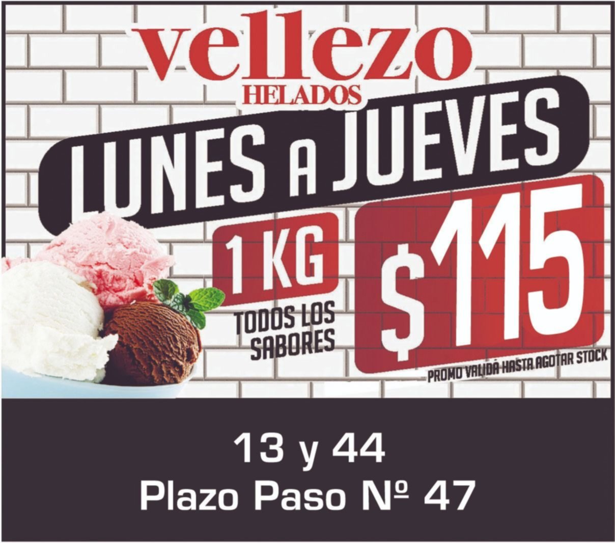 Llevá a tu casa todo el sabor del helado de Vellezo