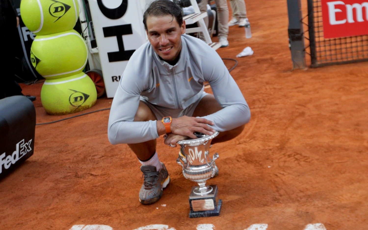 Rafa Nadal se coronó en Roma y vuelve a ser el número 1 del mundo