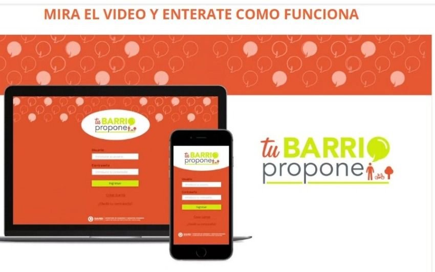 Llega la aplicación de "Tu barrio propone"