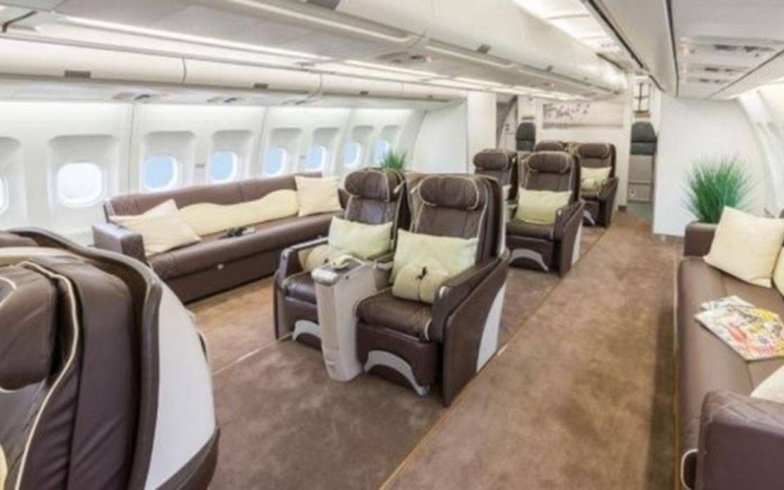 El avión de lujo que utilizará la Selección argentina para el Mundial