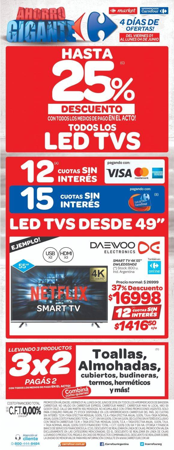 Ahorra "gigante" en Carrefour con cuatro días de oferta